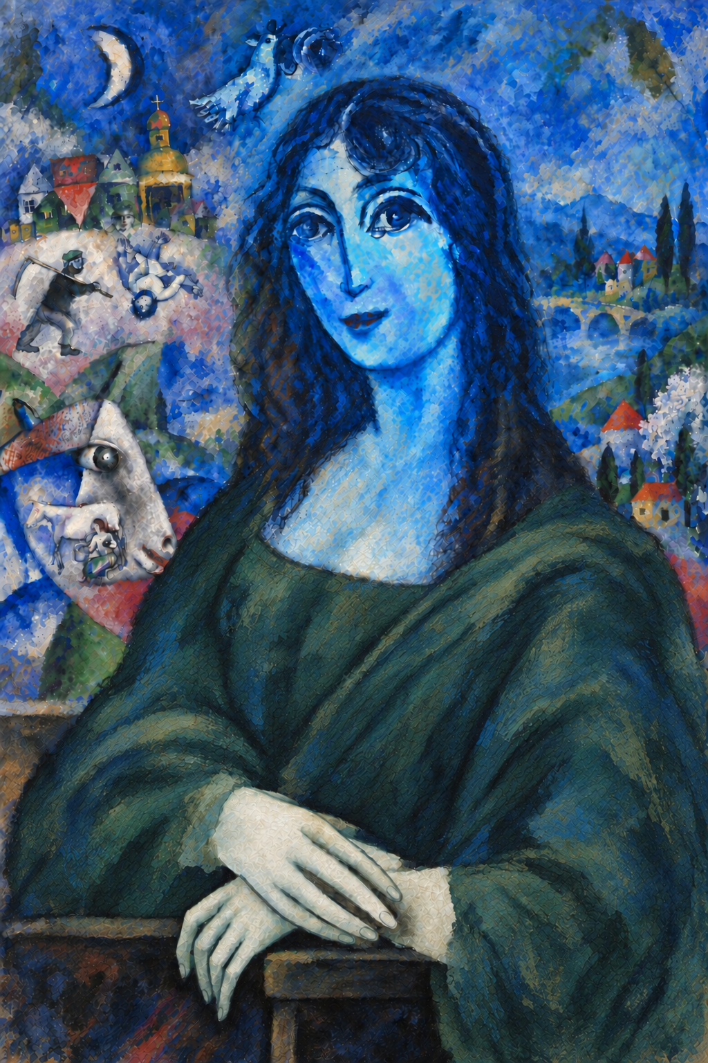 Mona Lisa - by Chagall