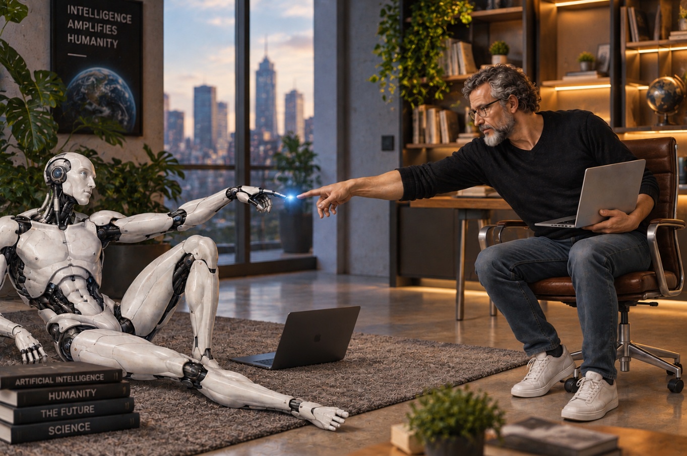 People and AI Robots
